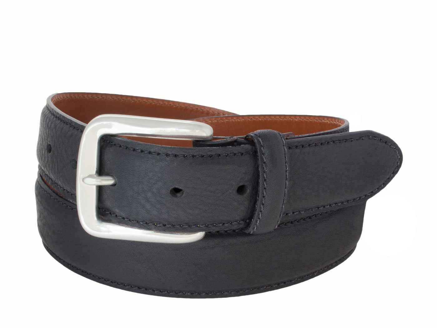 Leather belt TUCKER made in Italy