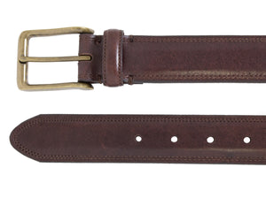 Double Stitch Italian full-grain leather Belt