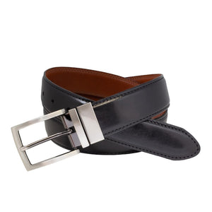 Italian full-grain leather reversible belt