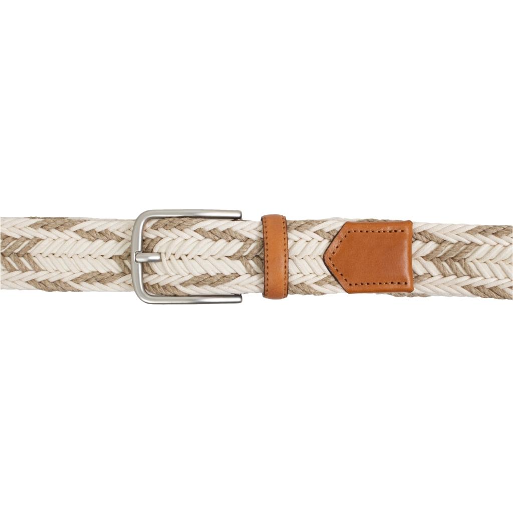 Ceinture tressée italienne de luxe