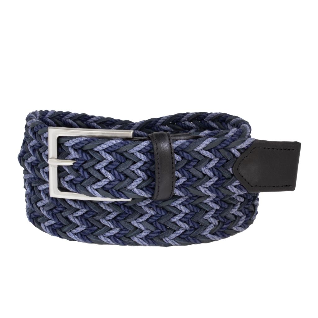 Ceinture tressée italienne de luxe