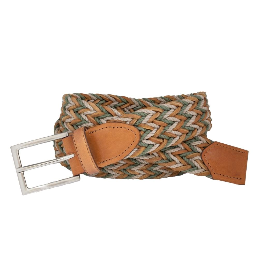 Italian Luxe Braided Belt