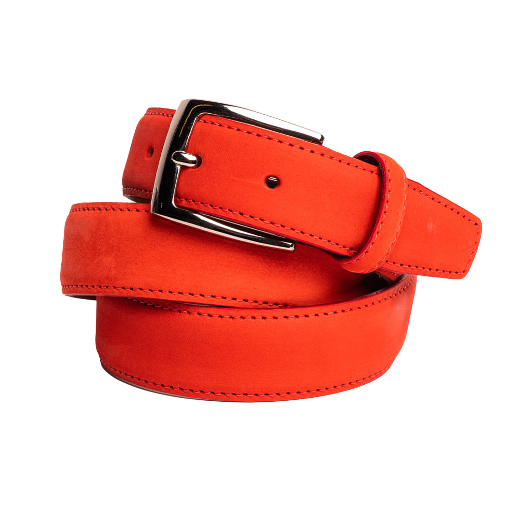 30mm Boys Italian Nubuck Leather Belt