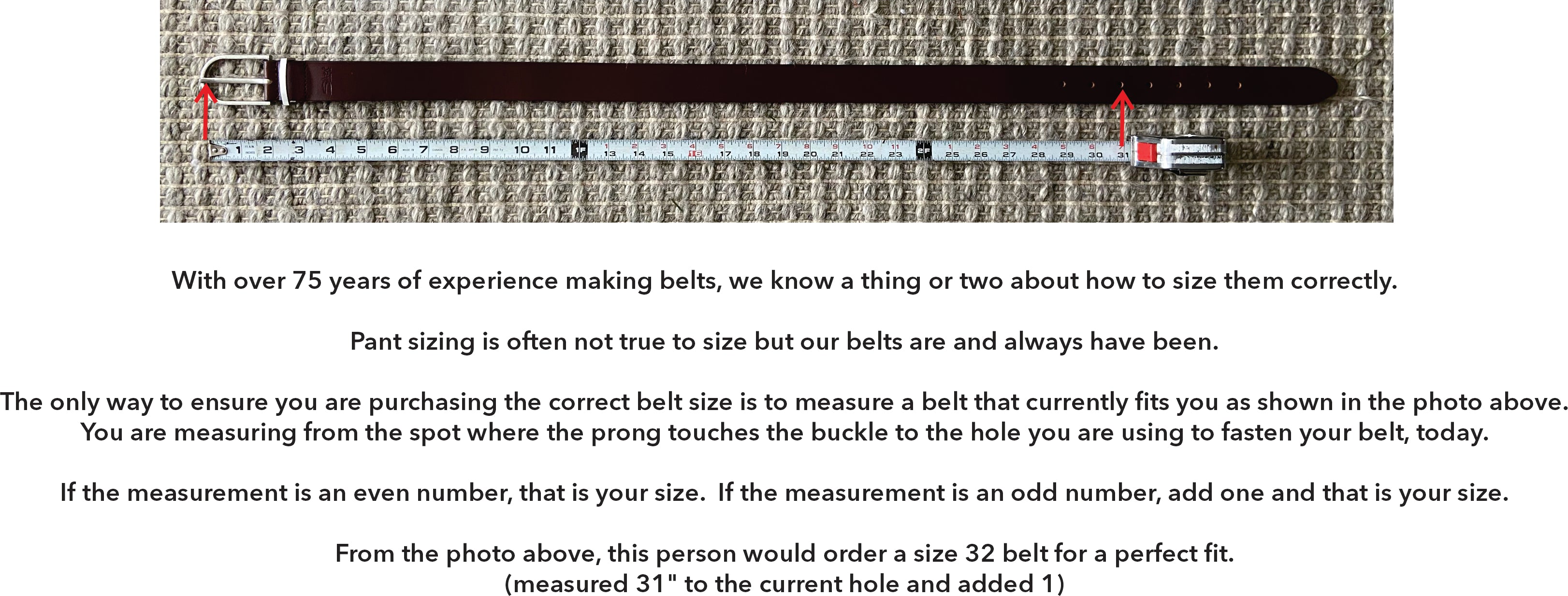 Silver Jeans Co. Ceinture en cuir véritable gaufré linéaire 38 mm