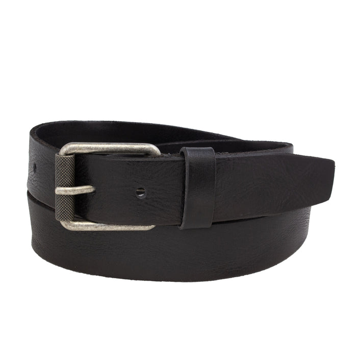 Silver Jeans Co. 40mm Roller Buckle Genuine Leather Belt