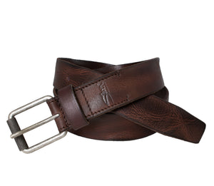Silver Jeans Co. 40mm Roller Buckle Genuine Leather Belt