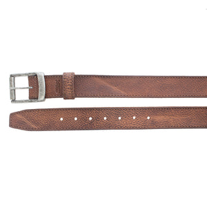 Silver Jeans Co. 40mm Genuine Leather Belt with Vintage Pebble Grain Finish