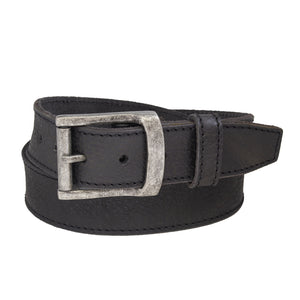 Silver Jeans Co. 40mm Genuine Leather Belt with Vintage Pebble Grain Finish