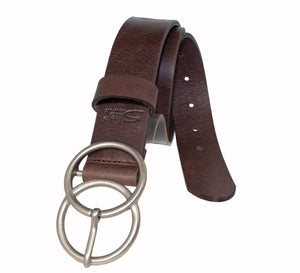 Silver Jeans Co. Ceinture en cuir véritable à double joint torique 35 mm