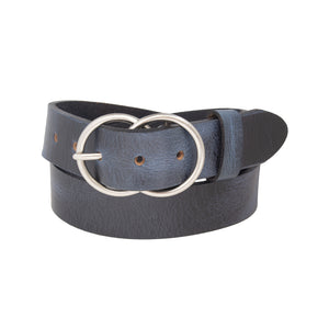Silver Jeans Co. Ceinture en cuir véritable à double joint torique 35 mm