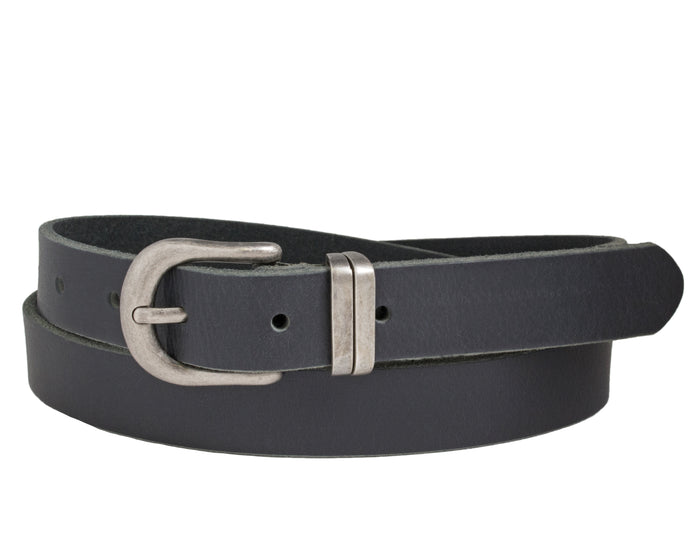 Silver Jeans Co. 25MM Genuine Leather Belt Double Loop