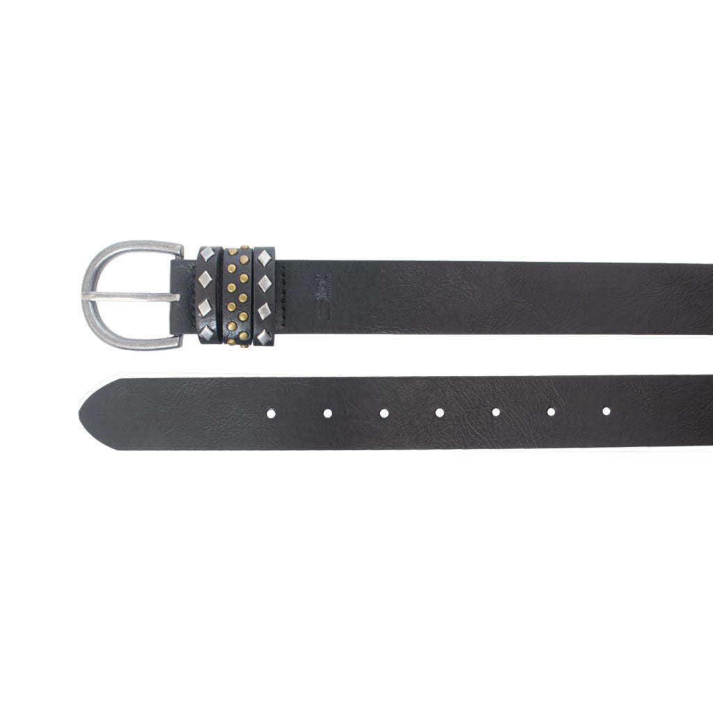 Silver Jeans Co. 35MM Genuine Leather Belt with Keeper Detail