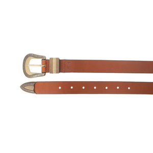 Silver Jeans Co. 25MM  Western Style Genuine Leather Strap