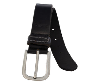 Silver Jeans Co. 35MM Genuine Leather Brushed Edge