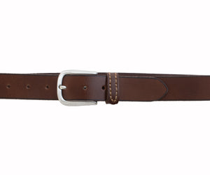 Silver Jeans Co. 35MM Genuine Leather Brushed Edge