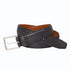 Stitched Feather Edge Italian Full Grain Leather Belt